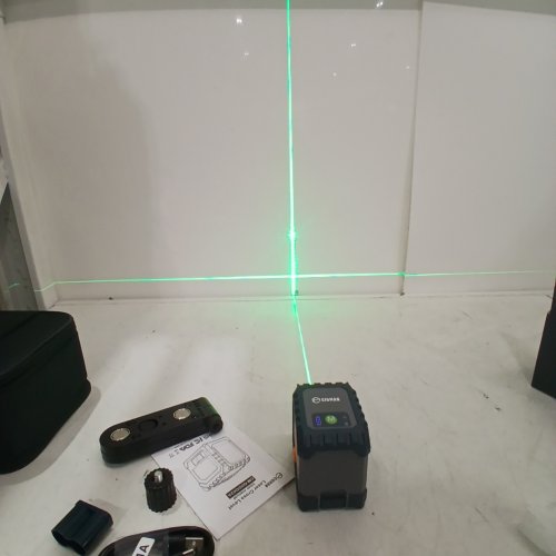 CIGMAN RECHARGABLE SELF LEVELING GREEN BEAM CROSS LINE LASER (MODEL: CM-G02) image 2