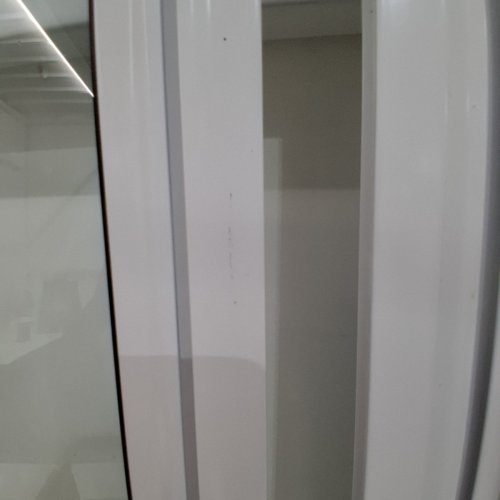 HAKUNA ADJUSTABLE PETS GLASS PATIO PET DOOR FOR SLIDING DOORS - 77.2” – 83.5” - WHITE (MODEL: 5077) image 4