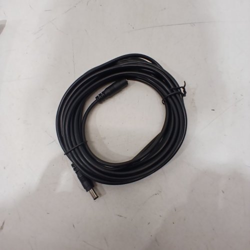 POWER ADAPTER EXTENSIONS CABLE - 16.5FT, 12V - BLACK image 3
