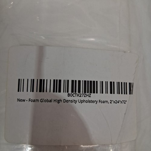 FOAM GLOBAL HIGH DENSITY UPHOLSTERY FOAM - 2" X 24" X 72" image 3