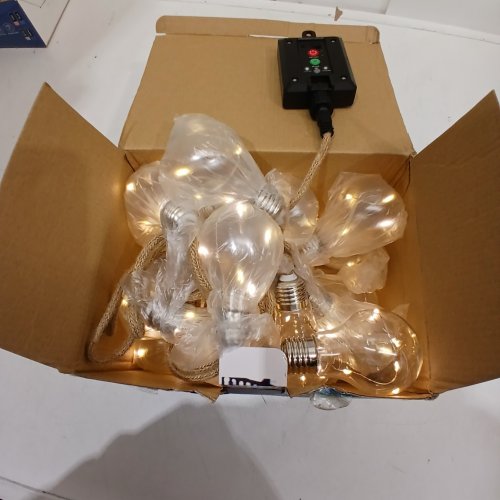 20-LED STRING LIGHT BULBS FOR DECK DECOR, PATIO LIGHTS - ROPE STYLE WIRE (MODEL: MSD-02 DSW-01) image 2