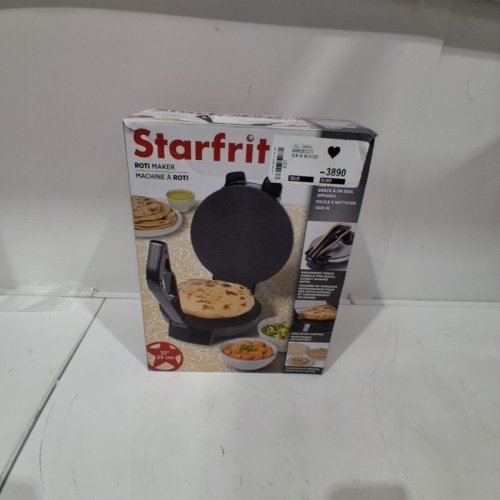 STARFRIT ELECTRIC ROTI MAKER/TORTILLA PRESS - 10" - BLACK/SILVER image 6