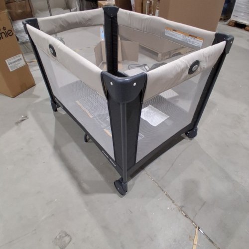 GRACO PACK N' PLAY PORTABLE PLAYARD - 39"X 28"X 29" - BLACK/BEIGE (MODEL: 2084226) image 6