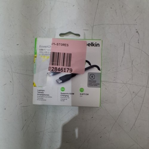 BELKIN BELKIN BOOSTCHARGE PRO FLEX BRAIDED USB-C TO USBC CABLE - 6.6FT - BLACK image 4