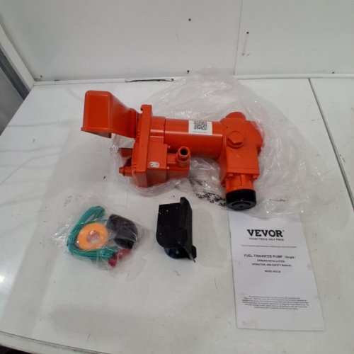 FUEL TRANSFER PUMP - 12V - 20GPM - RED/ORANGE (MODEL: KEX-20) image 2