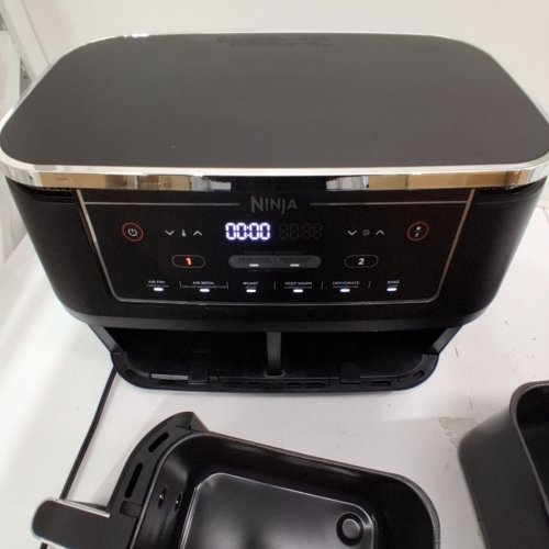 NINJA FOODI 6-IN-1 DUALZONE XL AIR FRYER, 2 INDEPENDENT BASKETS - 10QT./XL - BLACK (MODEL: DZ302C) image 2