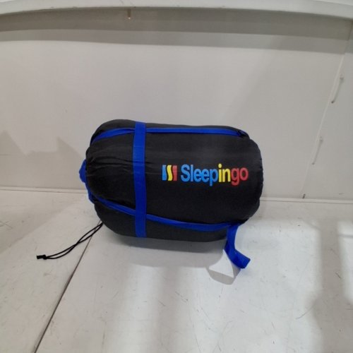 ADULT SLEEPINGO WATERPROOF SLEEPING BAG - DOUBLE - BLUE/GREY image 6