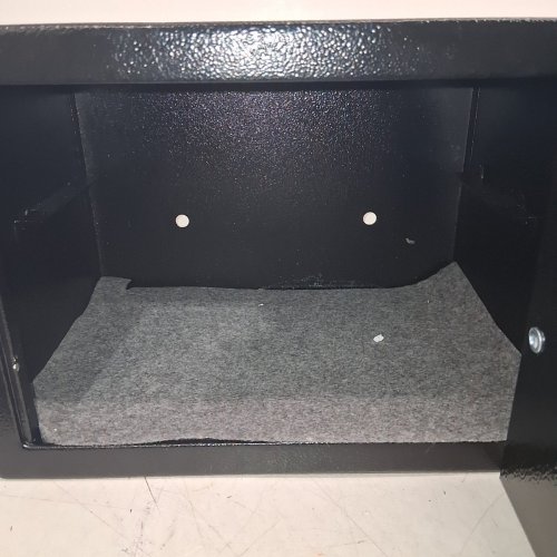 SAFE SECURITY BOX WITH LCD DISPLAY AND BUILT IN ALARM SYSTEM - 12'' X 18'' X 12" - BLACK/GOLD image 7