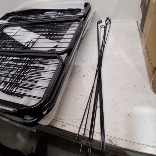 BESTPET HEAVY DUTY PET PLAYPEN WITH DOOR - 8 PANELS - 32" - BLACK (MODEL: HP3232-8-BLACK) image 3