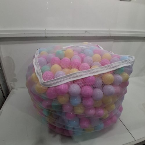 1000PK AMAZON BASICS BPA FREE PLASTIC BALL-PIT BALLS WITH STORAGE BAG - 2.3" DIAMETER - PASTEL COLORS (MODEL: 76187P) image 2