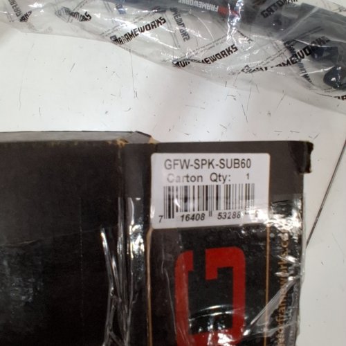 GATOR FRAMEWORKS ADJUSTABLE SUBWOOFER SPEAKER POLE - 35" TO 60" - 125 LBS CAP - BLACK (MODEL: GFW-SPK-SUB60) image 2