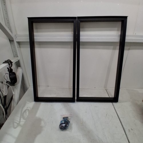 2PK ALLCOS ADJUSTABLE FEET PAD TABLE LEGS - 30" X 15.75" - BLACK image 2