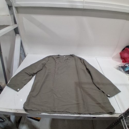 LONG SLEEVE SHIRT - 3XL - OLIVE GRAY image 2