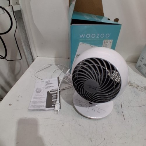 IRIS WOOZOO 5-SPEED OSCILLATING GLOBE FAN - 82FT RANGE - WHITE (MODEL: PCF-SC15T-CT/2354207) image 3