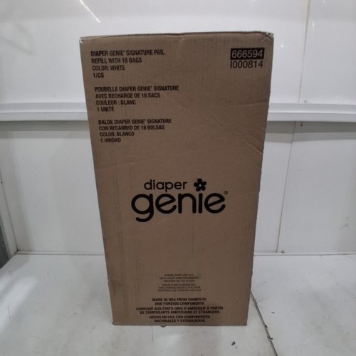 DIAPER GENIE SIGNATURE DIAPER PAIL SYSTEM - WHITE image 4