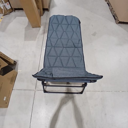 ATORPOK FOLDING CAMPING COT FOR ADULTS WITH PADDED MATTRESS AND PILLOW - BLUE (MODEL: SL-1) image 3