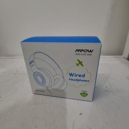KIDS MPOW CH6S WIRED OVER-EAR HEADPHONES WITH 85DB/94DB VOLUME LIMITER AND IN-LINE MIC - NAVY BLUE/GREEN (MODEL: BH297BS) image 3