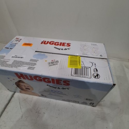 80PK HUGGIES SNUG & DRY DIAPERS - SIZE 8 image 3