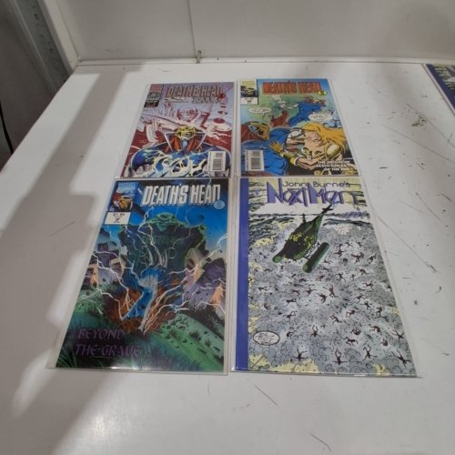 4 ASSTD MARVEL AND DARK HORSE COMIC BOOKS - NEXT MEN #6, DEATH'S HEAD II #1, #7, #9 - VARIOUS AUTHORS image 2