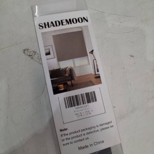 SHADEMOON CORDLESS BLACKOUT ROLLER SHADE - 43" X 72" - BLACK (MODEL:SHADEMOON006-1) image 5