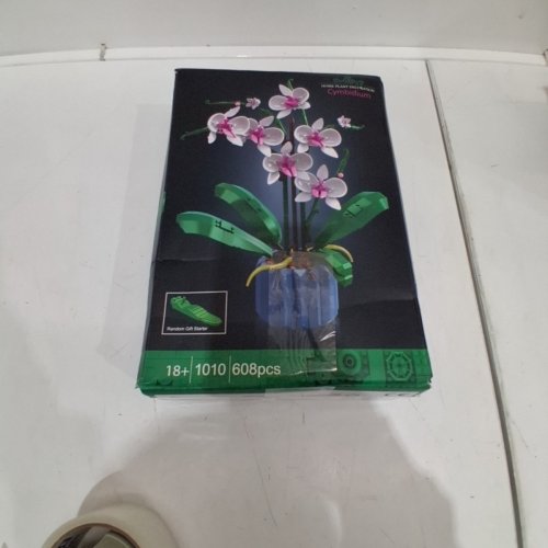 608PCS HOME PLANT DECORATION BUILDING BLOCK CYMBIDIUM ORCHID SET (MODEL: 50608) image 5