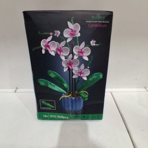 608PCS HOME PLANT DECORATION BUILDING BLOCK CYMBIDIUM ORCHID SET (MODEL: 50608) image 6