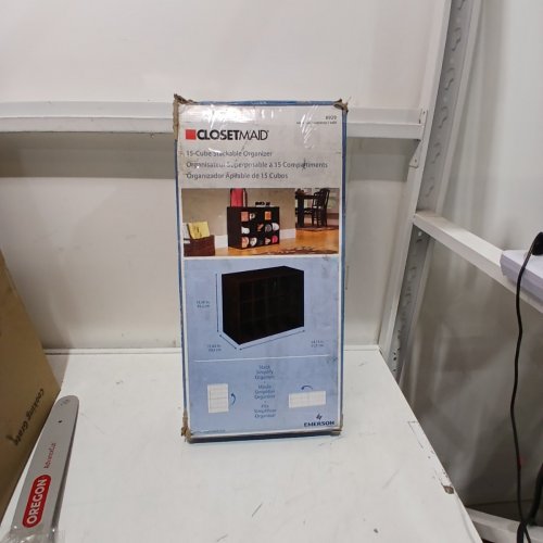 CLOSETMAID STACKABLE 15-CUBE ORGANIZER - 19" X 24" - ESPRESSO (MODEL: 8929) image 4