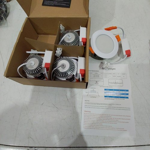 4PK YMX DIMMABLE LED RECESSED DOWN LIGHT - 2" - WHITE image 2