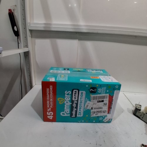 68PK PAMPERS BABY DRY ULTRA DIAPERS - SIZE 7 - ELMO image 4