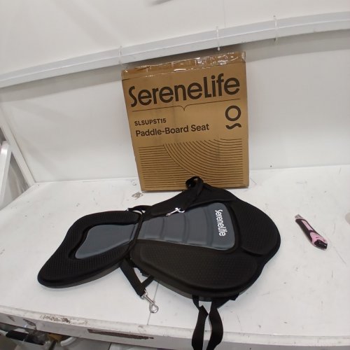 SERENELIFE DETACHABLE UNIVERSAL PADDLE-BOARD SEAT ADJUSTABLE AND FORM FITTING - BLACK - (MODEL: SLSUPST15) image 2