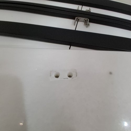 KES 2 TIER FREESTANDING TOWEL RACK WITH MARBLE BASE - 8.2LB BASE - 33" X 10" X 7" - MARBLE WHITE/BLACK (MODEL: BTH217-BK) image 3