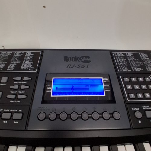ROCKJAM 61 KEY KEYBOARD PIANO WITH LCD DISPLAY KIT, KEYBOARD STAND, PIANO BENCH (MODEL: RJ-561) image 2