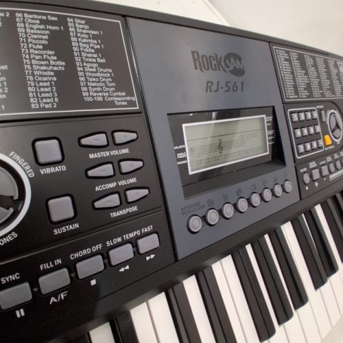 ROCKJAM 61 KEY KEYBOARD PIANO WITH LCD DISPLAY KIT, KEYBOARD STAND, PIANO BENCH (MODEL: RJ-561) image 7