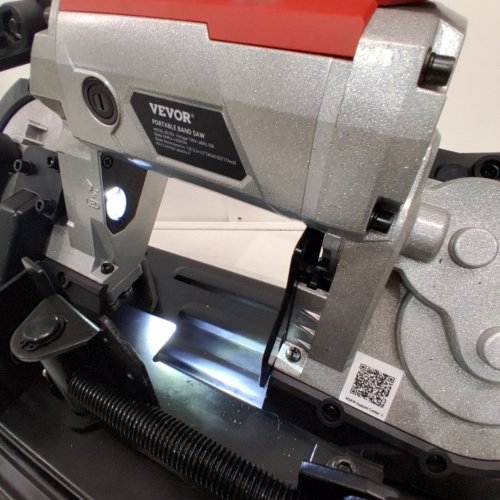 VEVOR PORTABLE STEEL BASE BAND SAW WITH 5" CUTTING CAPACITY FOR METAL/WOOD - VARIABLE SPEED 137.8FPM TO 472.4FPM (MODEL: R2103) image 2