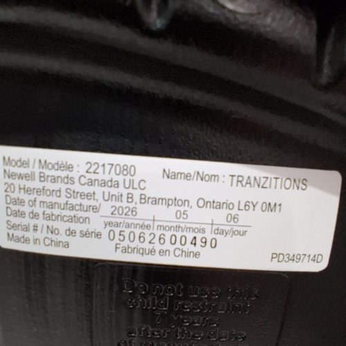 GRACO TRANZITIONS 3-IN-1 LIGHTWEIGHT ADJUSTABLE HEIGHT HARNESS BOOSTER CAR SEAT - 100LBS MAX - PURPLE (MODEL: 2217080) image 2