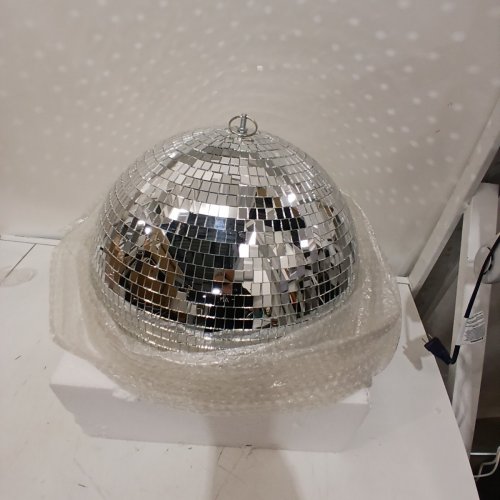 YOUDEPOT MULTI-USE HANGING MIRROR DISCO BALL - 16"- SHINY CLEAR image 2