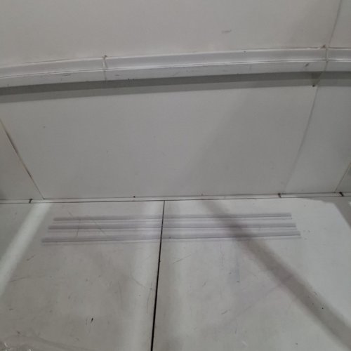 3PK YECAYO SHOWER DOOR SIDE SEAL STRIP FOR 10 MM GLASS DOORS - 3/8" X 39" - CLEAR image 2