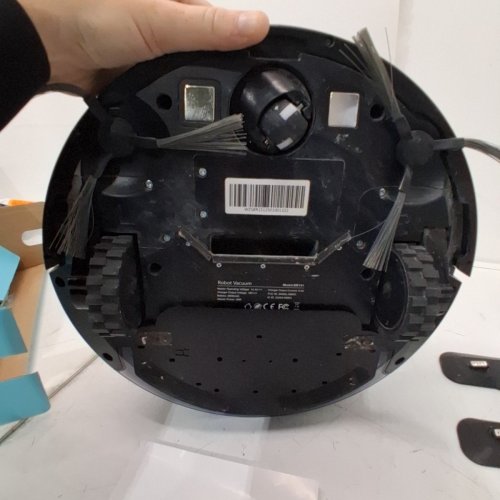 2-IN-1 SLIM SELF-CHARGING ROBOT VACUUM AND MOP CLEANER IDEAL FOR CLEANING HARD FLOORS, CARPETS AND PET HAIR - BLACK (MODEL: BR151) image 4