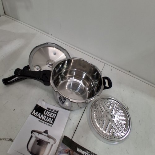 WANTJOIN COMMERCIAL PRESSURE COOKER, COMPATIBLE WITH GAS & INDUCTION COOKER - 6QT - STAINLESS STEEL image 4
