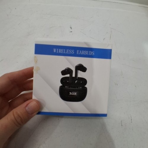 WATERPROOF BLUETOOTH WIRELESS EARBUDSWITH LED DISPLAY - BLACK (MODEL:S1) image 5