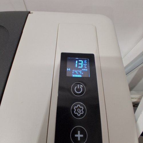 EUHOMY CAMPING FRIDGE FREEZER WITH APP CONTROL - 12/24V DC & 240V AC - 18L - BLACK/GREY (MODEL: CFC-18) image 2