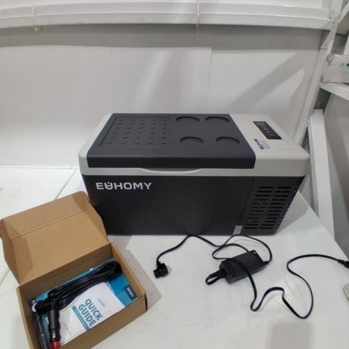 EUHOMY CAMPING FRIDGE FREEZER WITH APP CONTROL - 12/24V DC & 240V AC - 18L - BLACK/GREY (MODEL: CFC-18) image 3