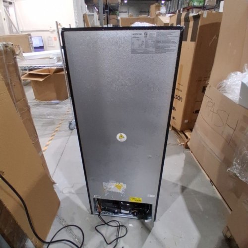 UPSTREMAN LARGE CONVERTIBLE STAINLESS STEEL FREEZER/FRIDGE WITH 5 SHELVES AND WHEELS FOR EASY MOVEMENT - 7 CU.FT - SILVER/BLACK - (MODEL: UP70-SILVER) image 11