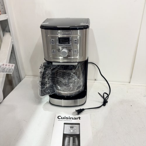 CUISINART PERFECTEMP PROGRAMMABLE COFFEE MAKER WITH DIGITAL DISPLAY - 14 CUP GLASS CARAFE - STAINLESS STEEL - (MODEL: DCC-3200C) image 2