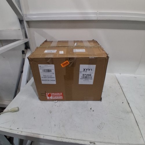 15PC DINNERWARE SET WITH MATTE CERAMIC PORCELAIN PLATES, BOWLS, & MUGS, SERVICE FOR 4 - BLACK image 6