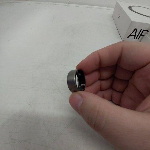 ULTRAHUMAN AIR SMART RING - SIZE 7 - RAW TITANIUM (MODEL: AIR) image 2