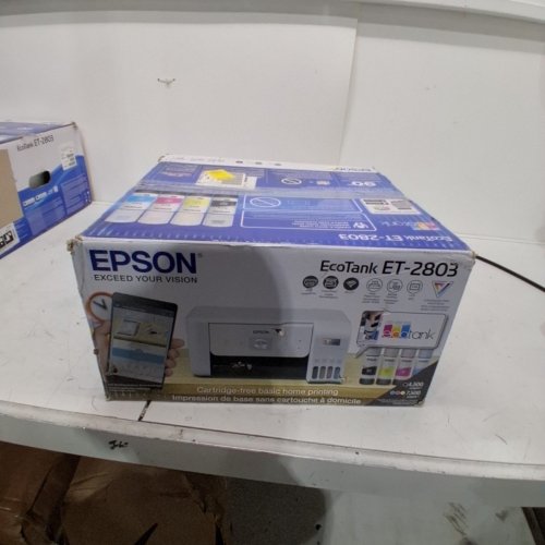 EPSON ECOTANK ET-2803 WIRELESS COLOUR ALL-IN-ONE CARTRIDGE-FREE SUPERTANK PRINTER - 5PPM COLOUR/10PPM BW - (MODEL: C634G) image 5