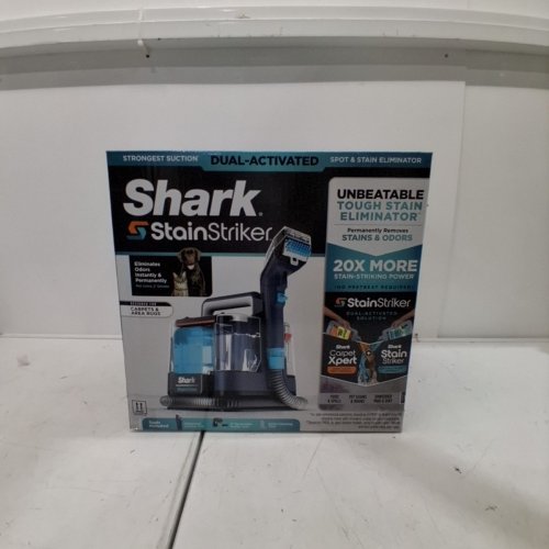 SHARK STAINSTRIKER PORTABLE CARPET CLEANER & UPHOLSTERY CLEANER - BLUE/GREY (MODEL: PX200C V5) image 4