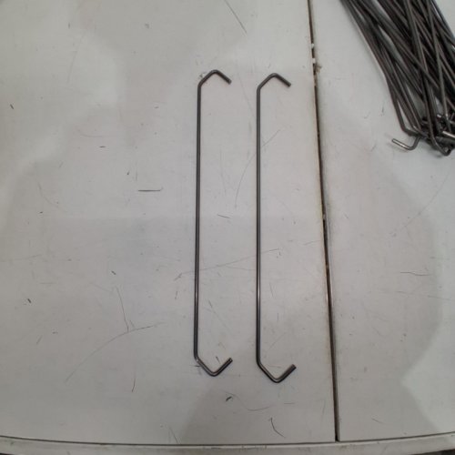 APPROX. 150PK MULTIPURPOSE METAL RODS - 15" X .5MM - SILVER image 3