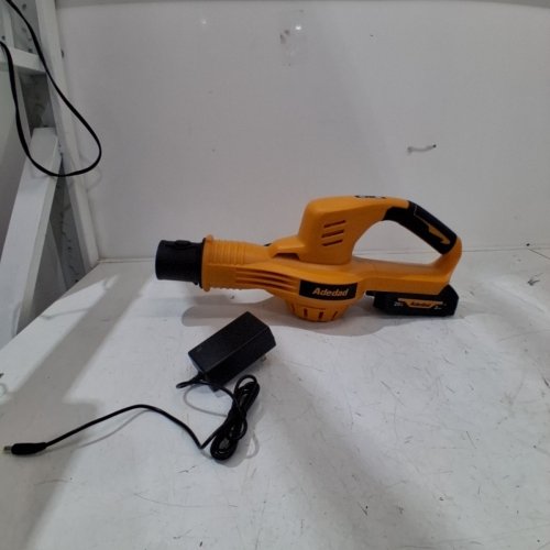 ADEDAD CORDLESS HANDHELD LEAF BLOWER - 20V, 150MPH - YELLOW/BLACK (MODEL: CFJ10) image 4